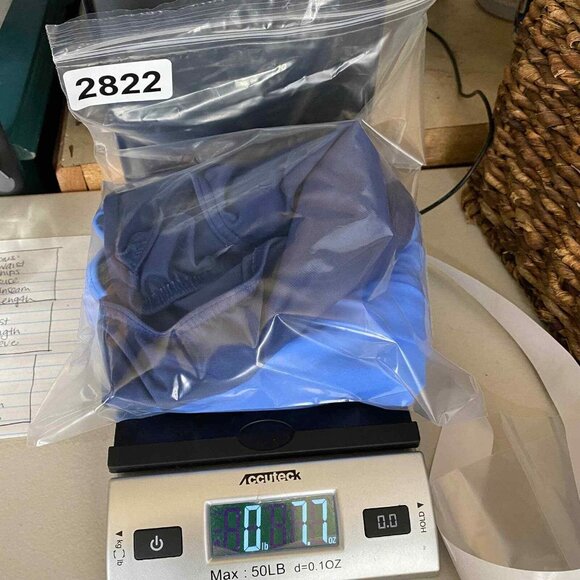 Lands End One Piece Swimsuit Womens 12 Blue Nylon Ruched Sides‎ - Picture 9 of 9